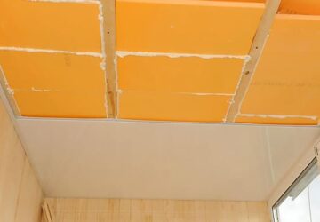 Утепление потолка на балконе зимой