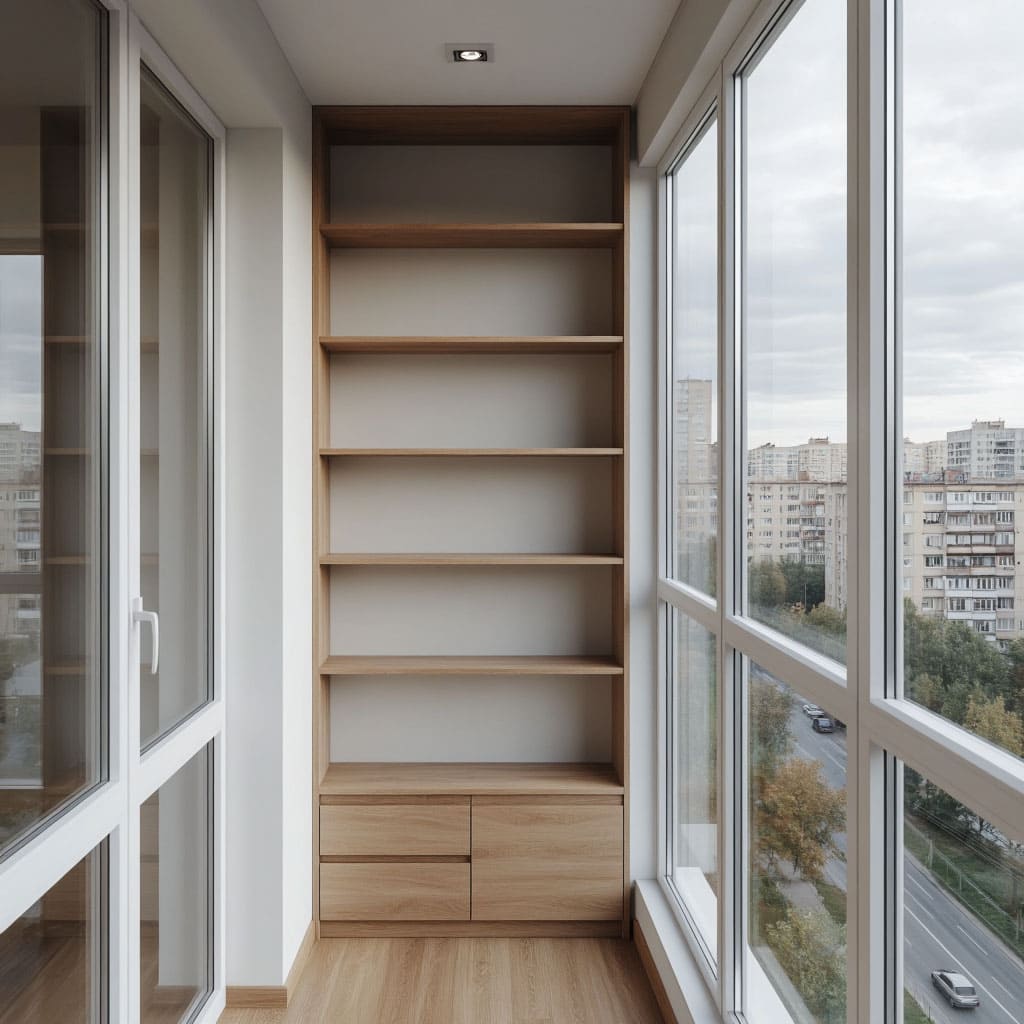 Стеллаж для балкона