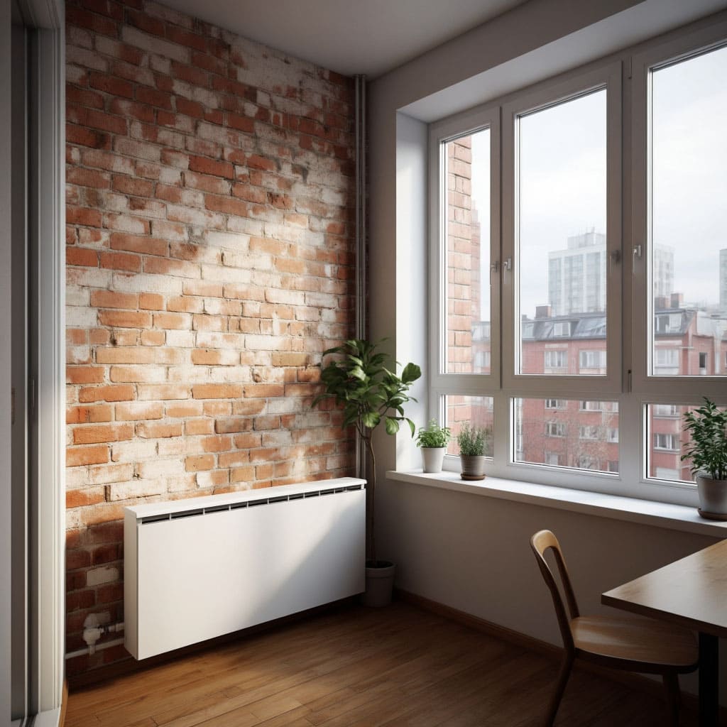 Электрические конвекторы на балконе