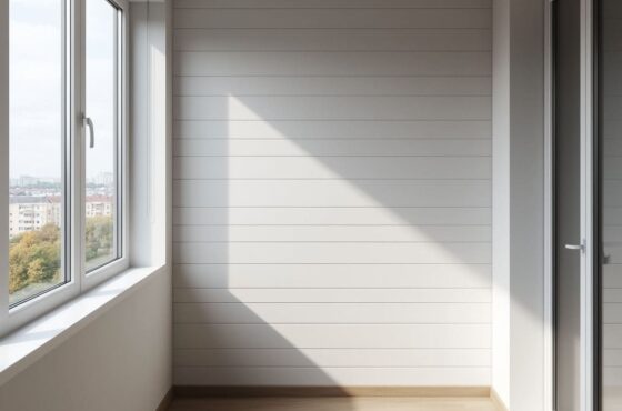 Преимущества отделки балкона вагонкой