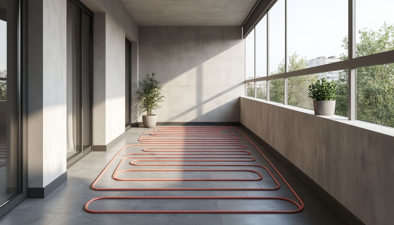 Теплый пол на балконы и лоджии