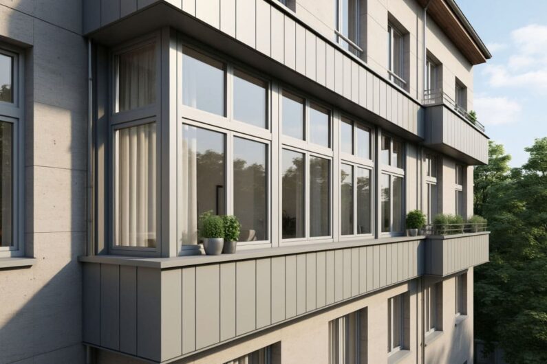 Стандарт внешняя отделка балкона