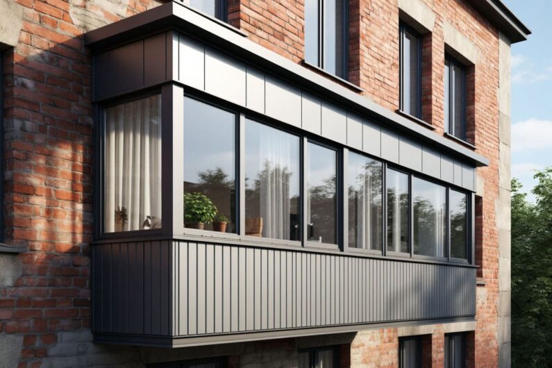 Комфорт внешняя отделка балкона