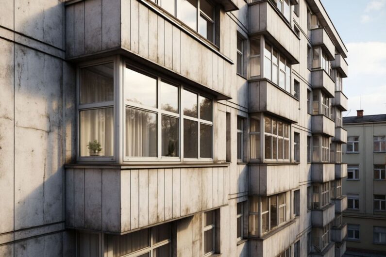 премиум внешняя отделка балкона