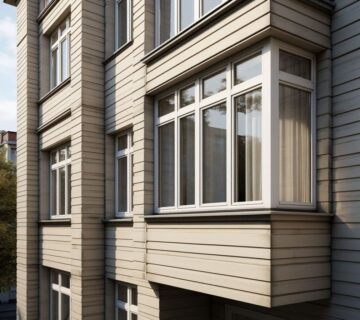 Внешняя отделка балкона виниловым сайдингом