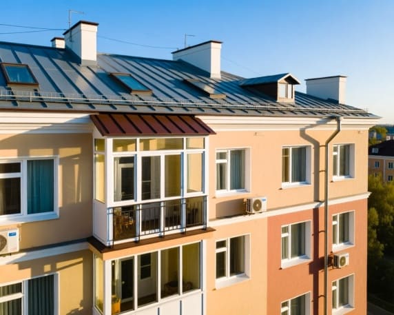 Заказать замену или ремонт крыши балкона