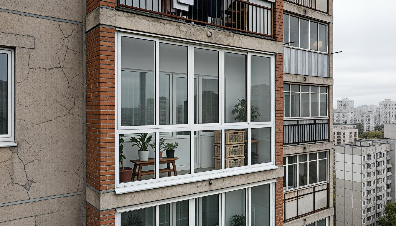 Раздвижное остекление балконов и лоджий