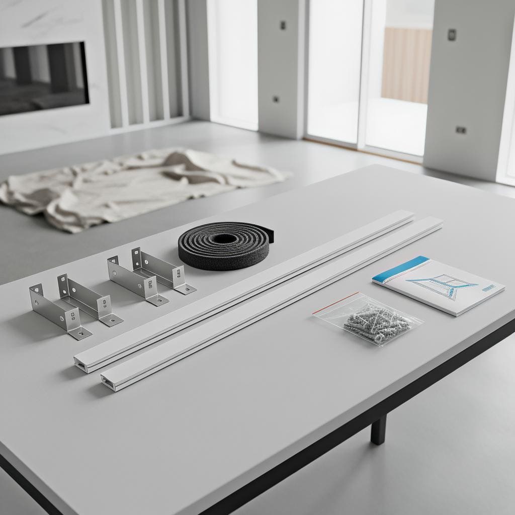 Комплект для установки раздвижных окон